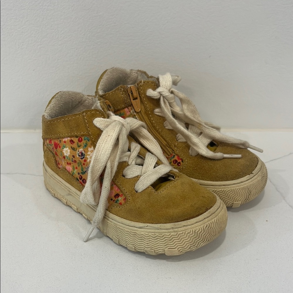 Zara Floral High Top Sneakers